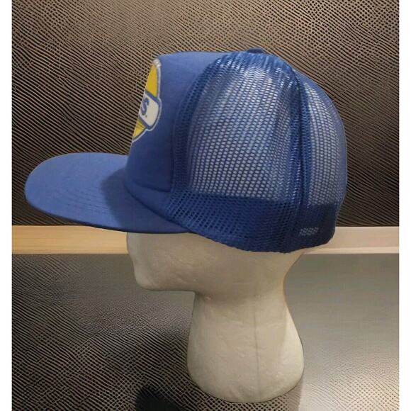 VTG St. Louis LA Rams Drew Pearson Headwear Mesh Trucker Snapback Hat Cap NFL - Picture 3 of 8